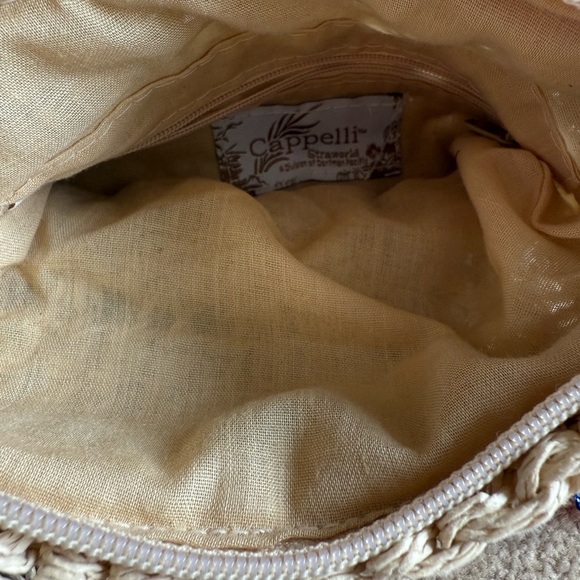 Cappelli Straworld: Strawlike Glass Beaded crossbody purse - Picture 4 of 4